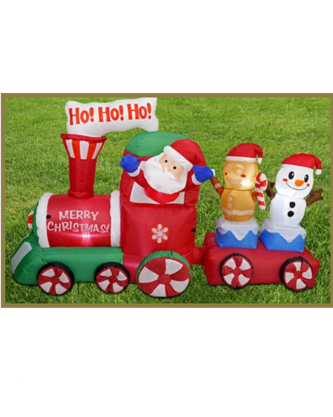 Inflatable Santa Train