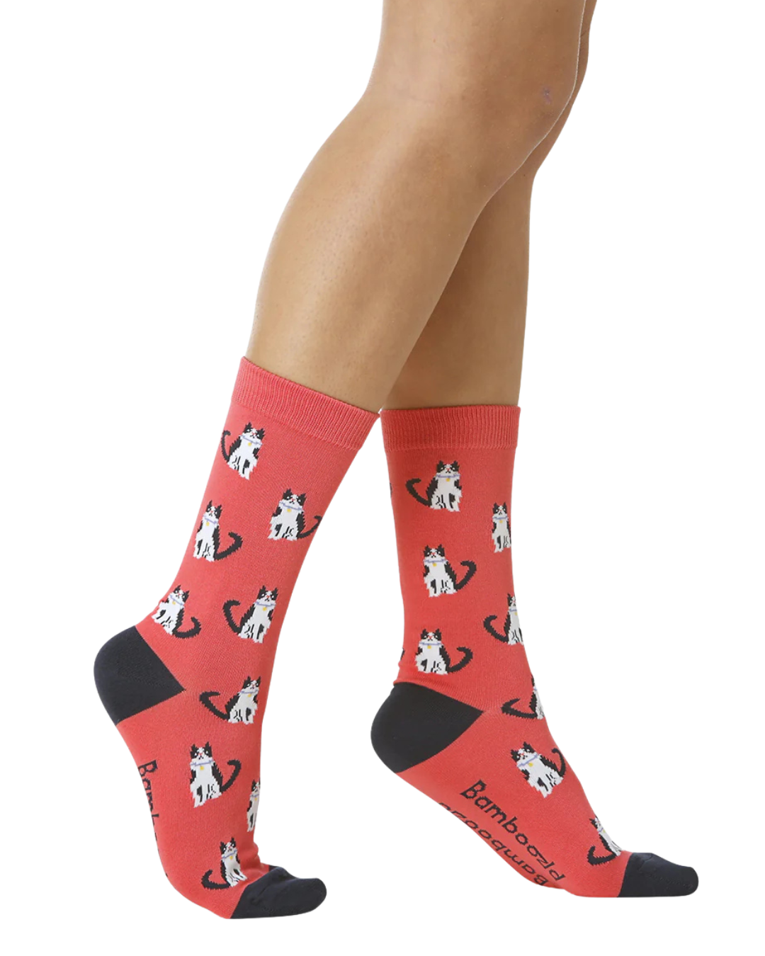 Womens Cat Lady Bamboo Sock