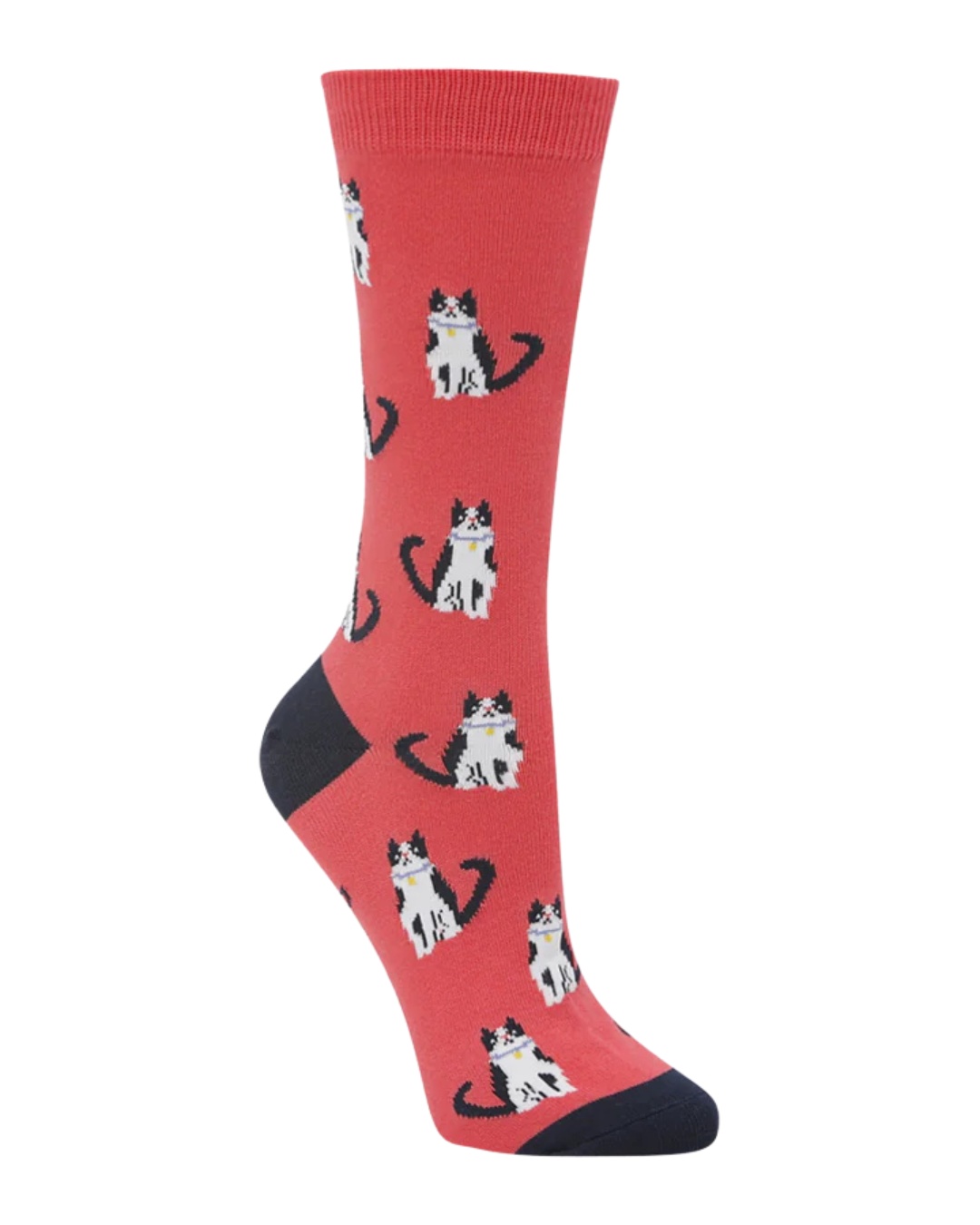 Womens Cat Lady Bamboo Sock