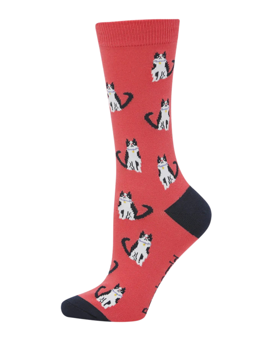 Womens Cat Lady Bamboo Sock
