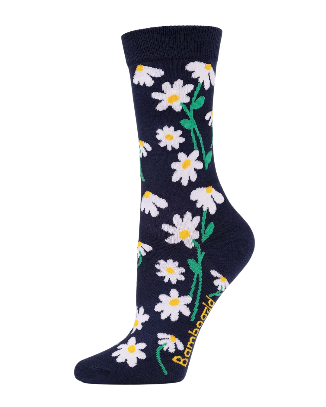 Womens Daisies Bamboo Sock