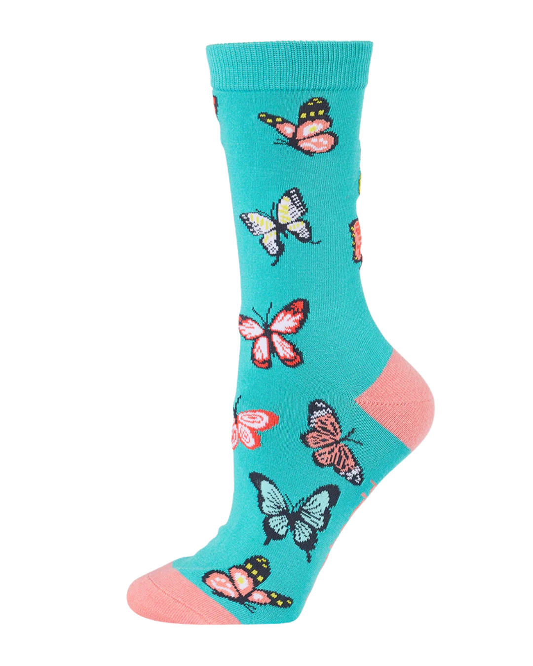 Womens Flutters Bamboo Sock