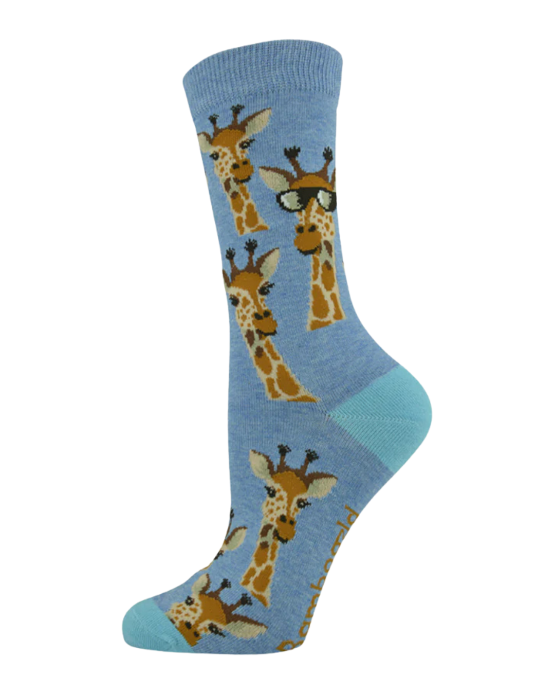 Womens Giraffe Bamboo Sock