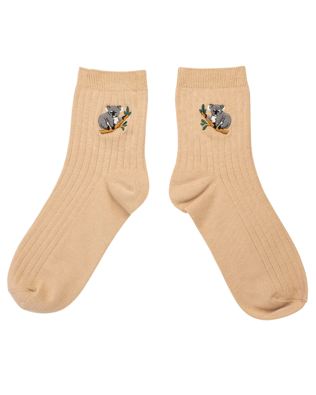 Womens Quarter Crew Koala Bamboo Sock