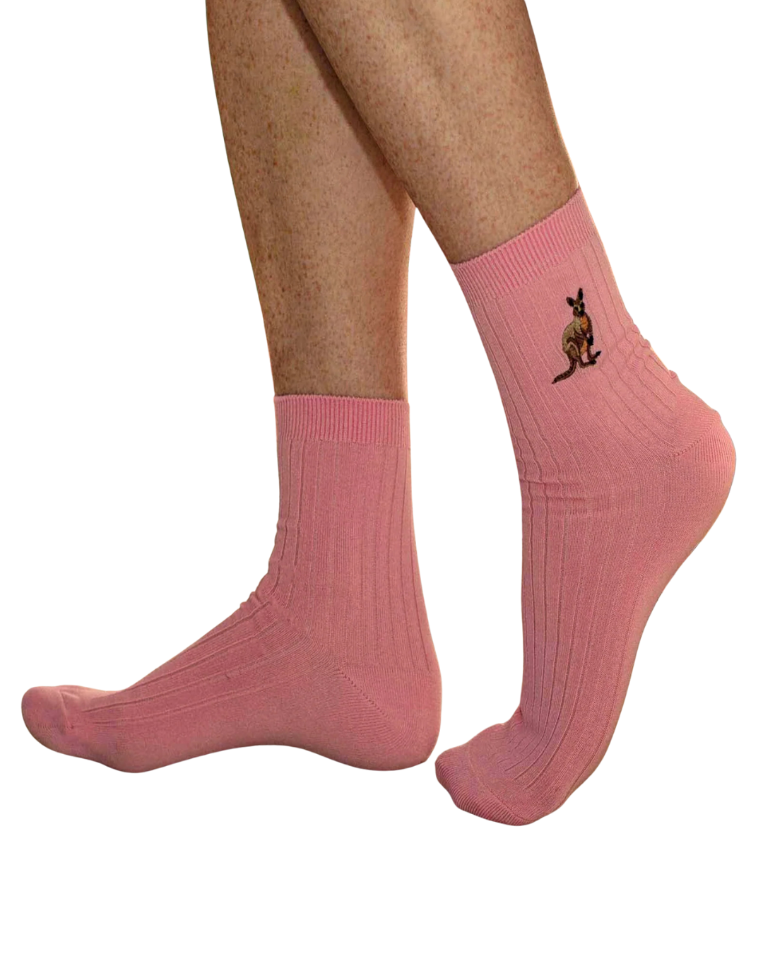 Womens Quarter Crew Rock Wallaby Bamboo Sock