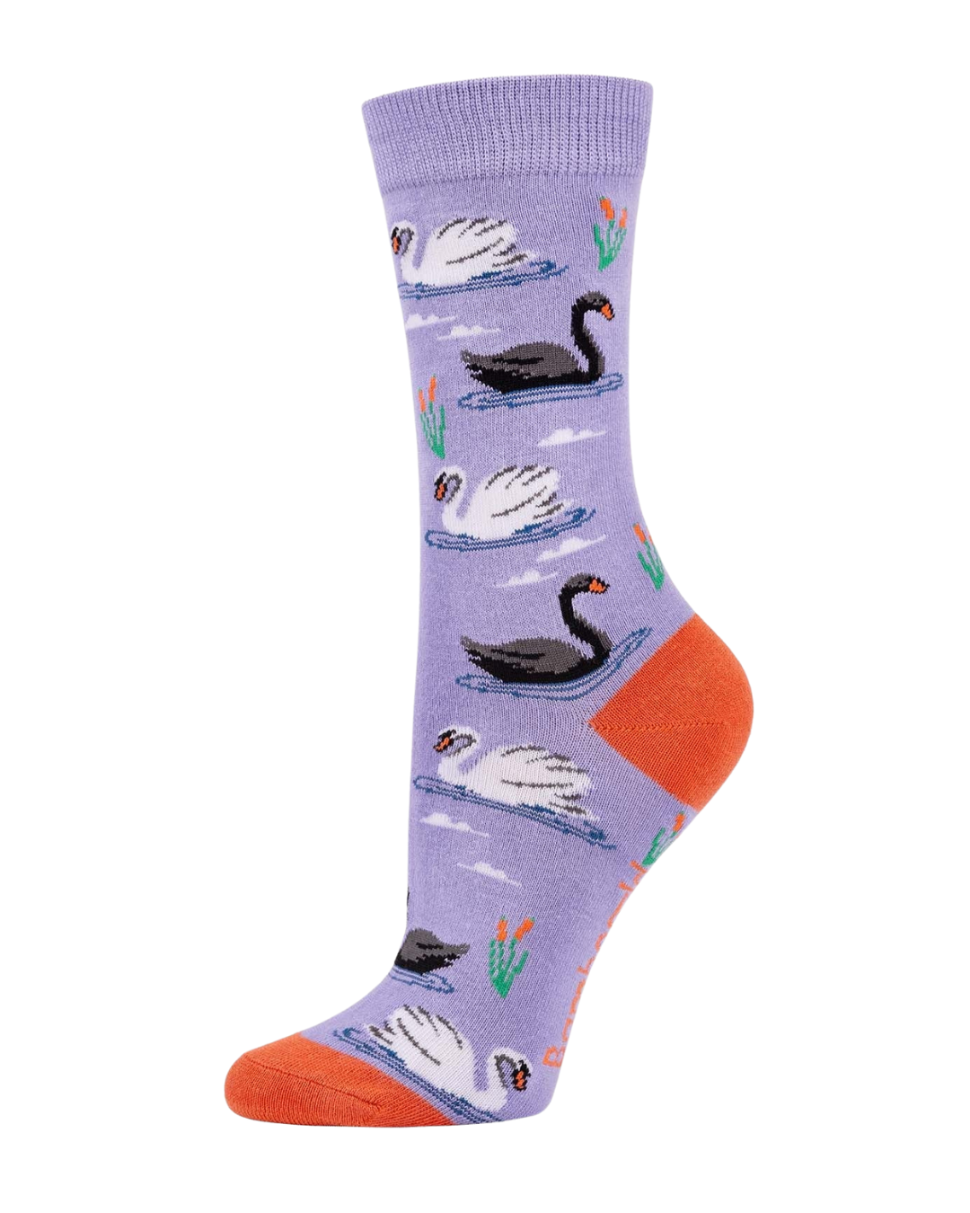 Womens Swan Bamboo Sock