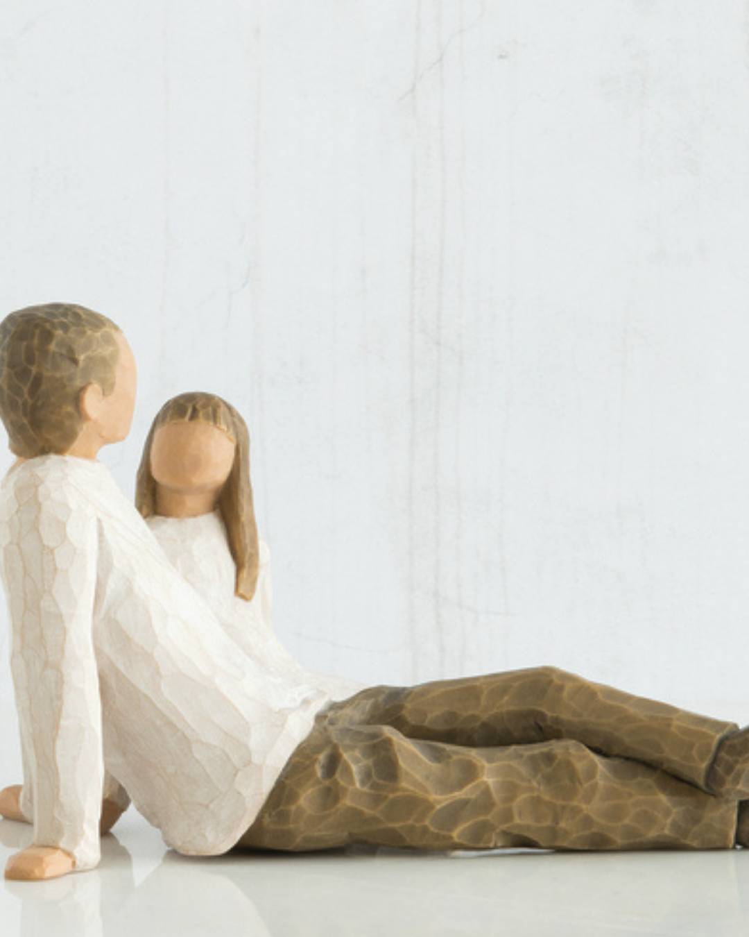 Father And Daughter Figurine