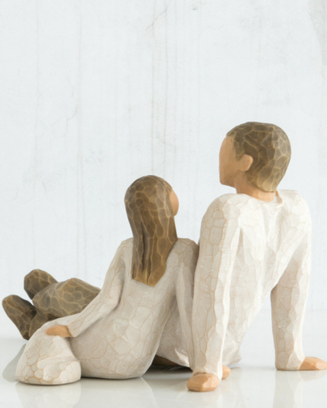 Father And Daughter Figurine