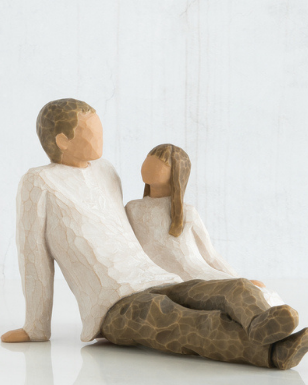 Father And Daughter Figurine