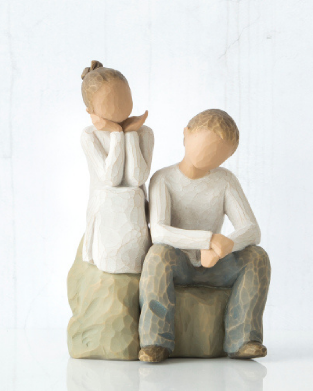 Brother And Sister Figurine