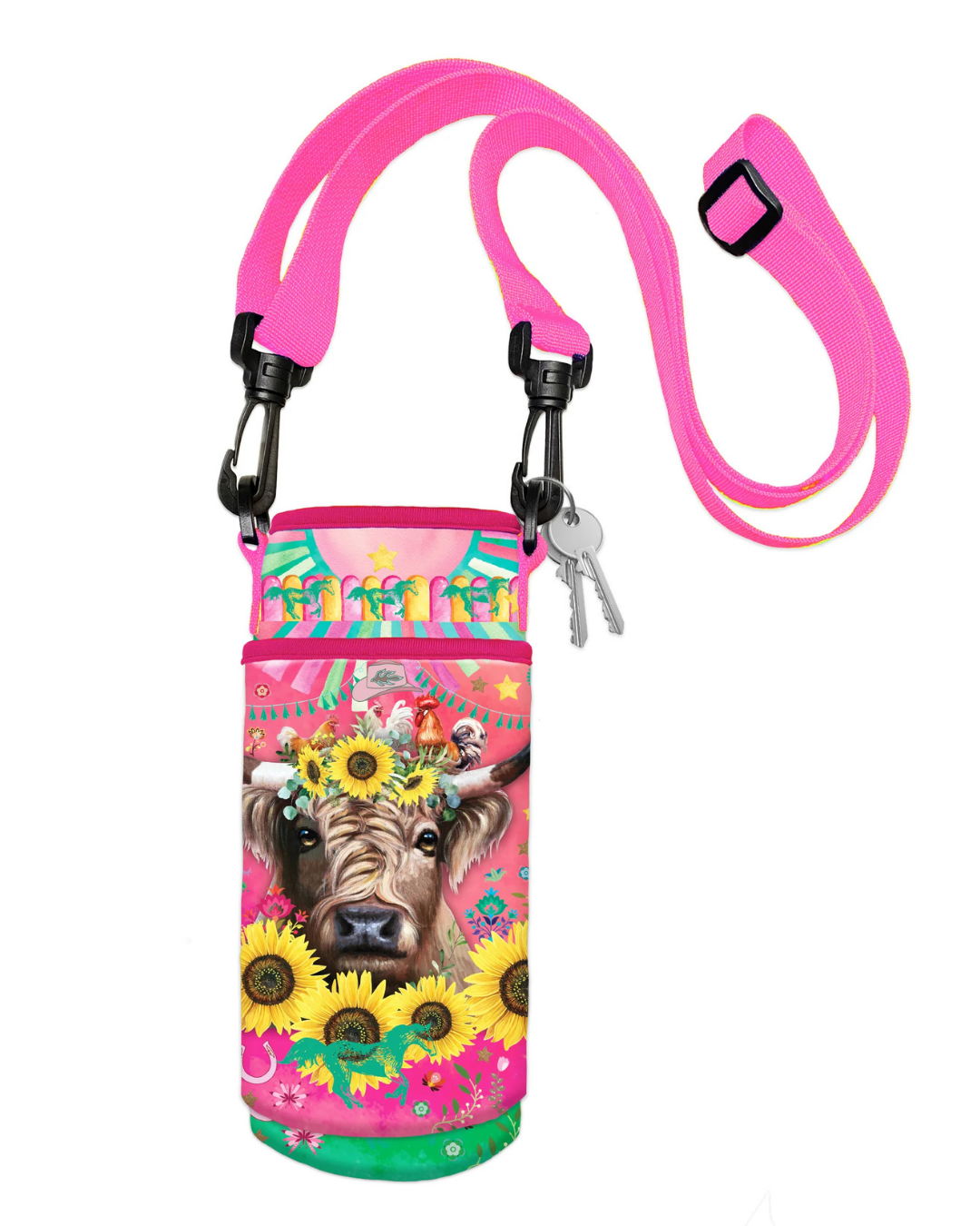 Carnival Cow -Carry All Bottle Holder.