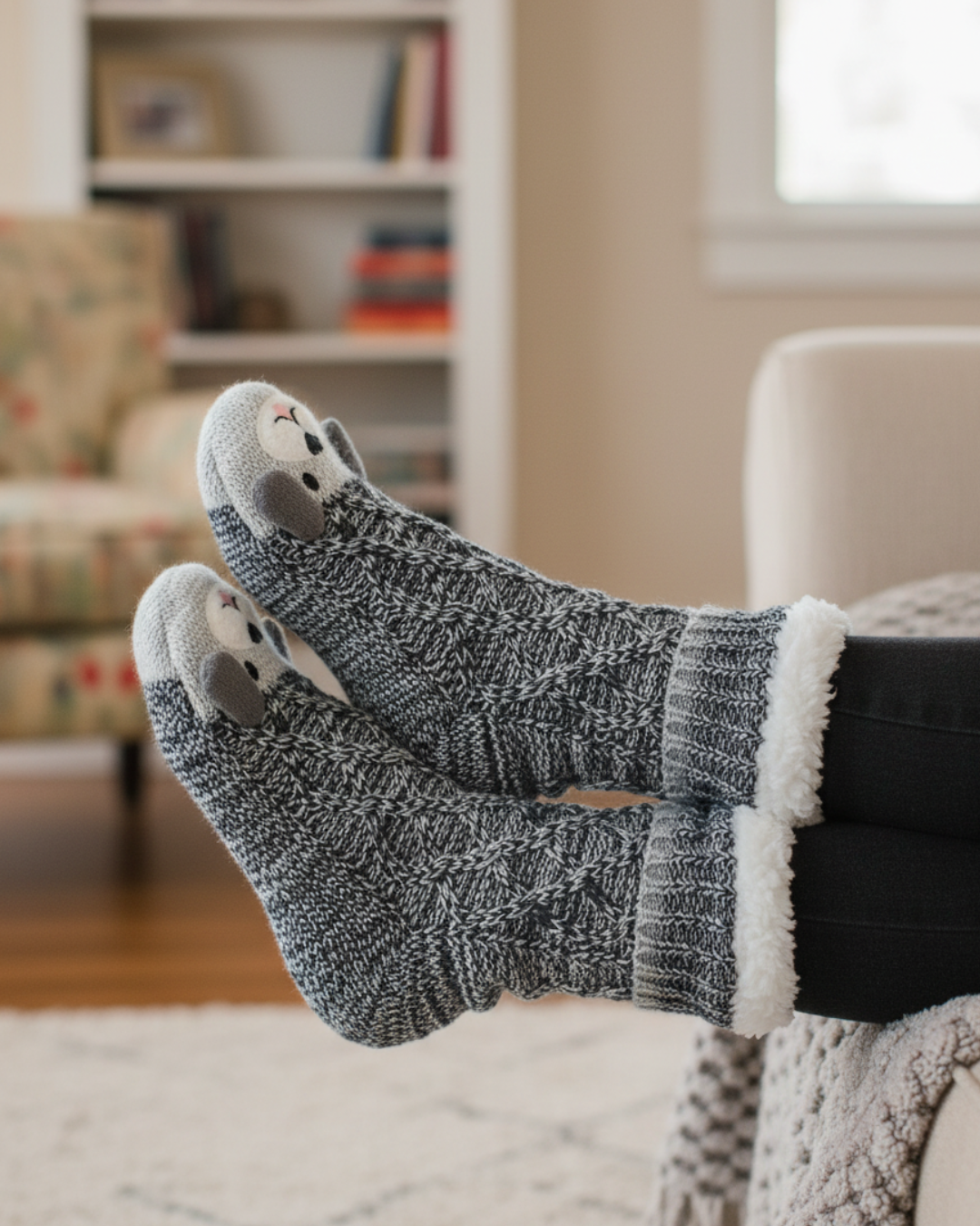Reading Socks - Mottled Dog