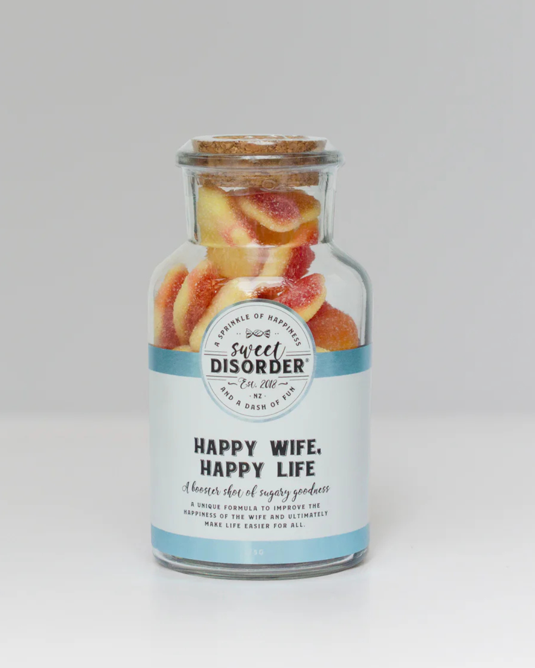 Happy Wife,Happy Life Sour Peach Hearts