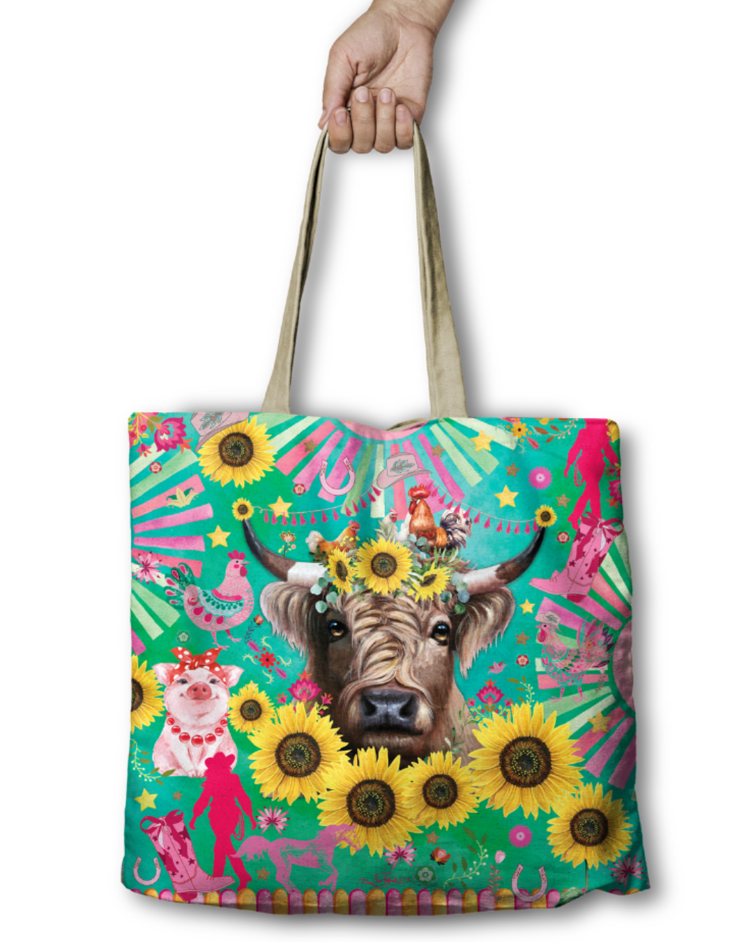 Shopping Bag Carnival Cow