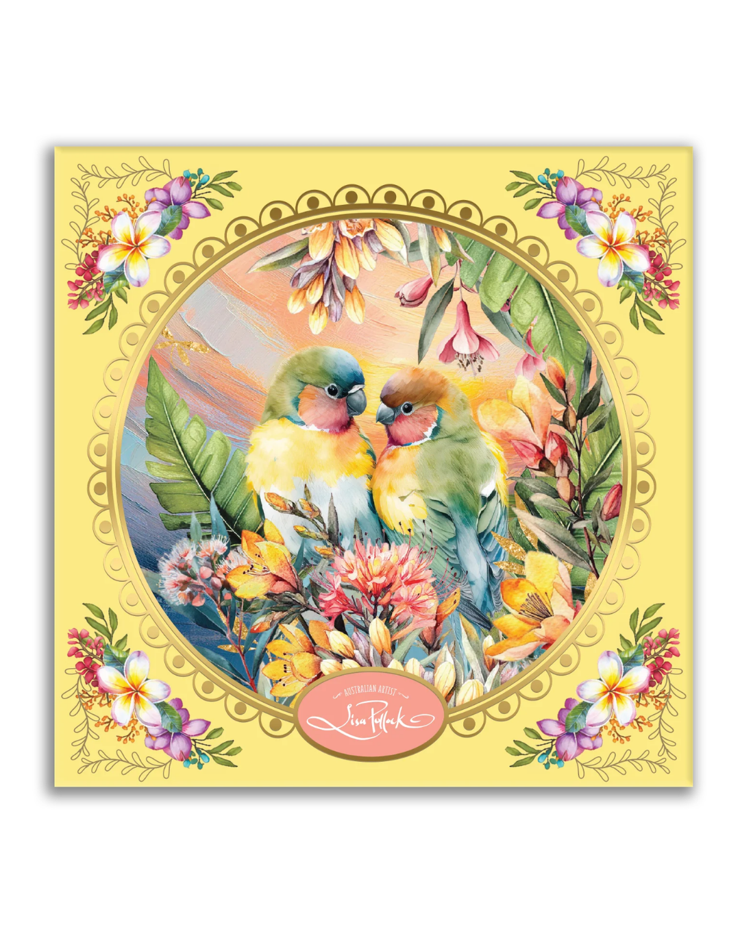 Paradise Love Birds - Ceramic Trinket Dish